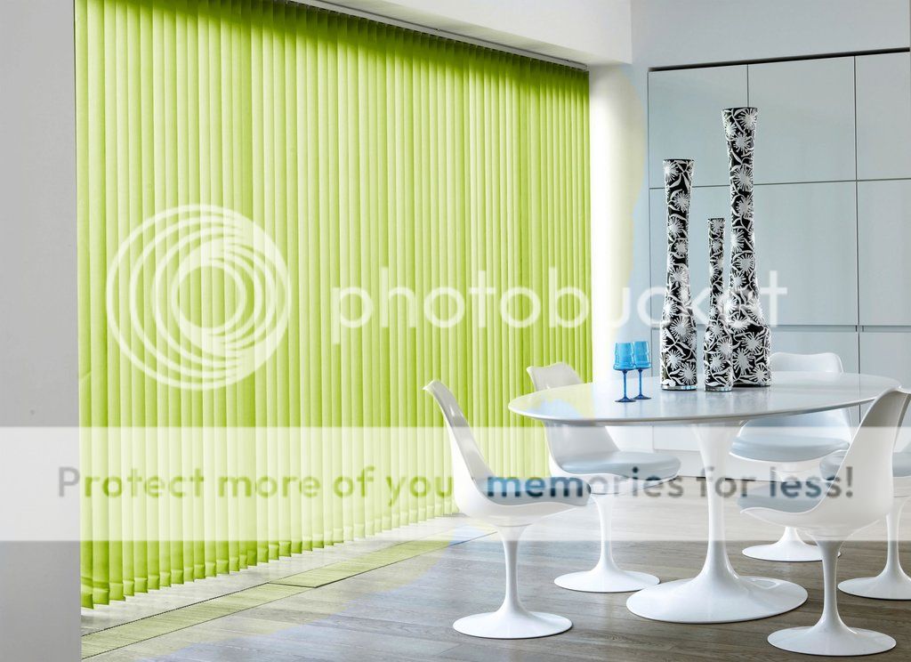 Green Vertical Blind Replacement Slats 89mm (3.5") / 127mm (5" wide